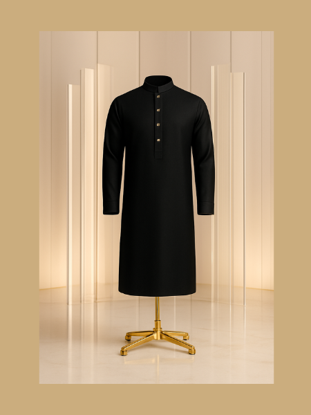 Premium Black Panjabi-191209